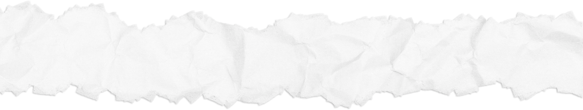 Crumpled Torn White Paper